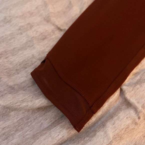 Burnt Orange Athletic Leggings - Picture 3 of 3